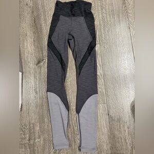 Gray and Black Lululemon Leggings